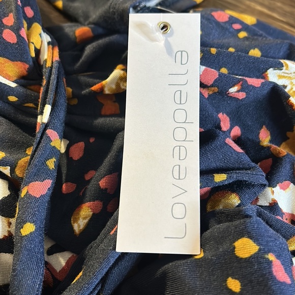 Loveappella Lucinda Knit Midi Dress in navy size Small - Picture 8 of 8